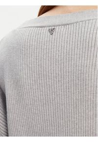 Guess Kardigan W5YR07 Z2ZK2 Szary Relaxed Fit. Kolor: szary. Materiał: wiskoza #4