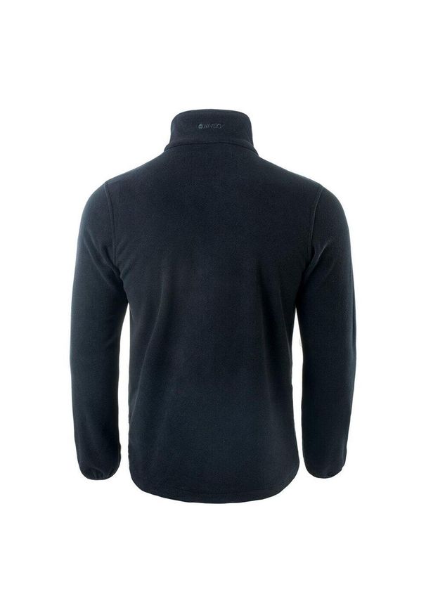 Hi-tec - Bluza Polarowa Męska Logo Henis. Kolor: czarny. Materiał: polar. Sezon: zima. Sport: turystyka piesza