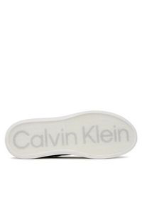 Calvin Klein Sneakersy Low Top Lace Up Lth HM0HM01016 Czarny. Kolor: czarny. Materiał: skóra