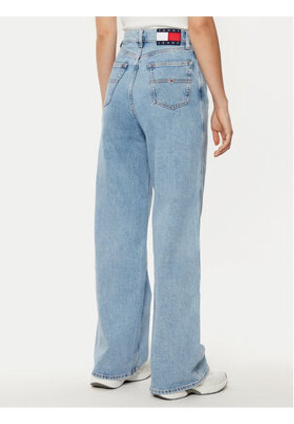 Tommy Jeans Jeansy Claire DW0DW19558 Niebieski Wide Leg. Kolor: niebieski
