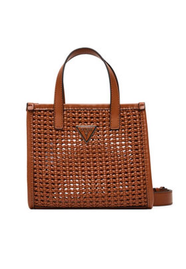 Guess Torebka Brigitta Mini HWWZ72 06770 Brązowy. Kolor: brązowy. Materiał: skórzane
