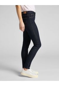 Lee - Spodnie jeansowe damskie LEE SCARLETT RINSE. Okazja: na co dzień, na spacer, do pracy. Kolor: niebieski. Materiał: jeans. Styl: casual #2
