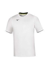 Camiseta Mizuno Core. Kolor: niebieski, wielokolorowy, biały. Sport: fitness #1
