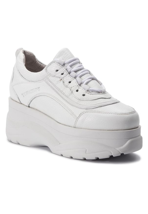 Sneakersy Togoshi TG-09-02-000052 102. Kolor: biały. Materiał: skóra