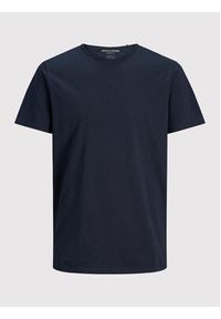 Jack & Jones - Jack&Jones T-Shirt Basher 12182498 Granatowy Regular Fit. Kolor: niebieski. Materiał: bawełna #3