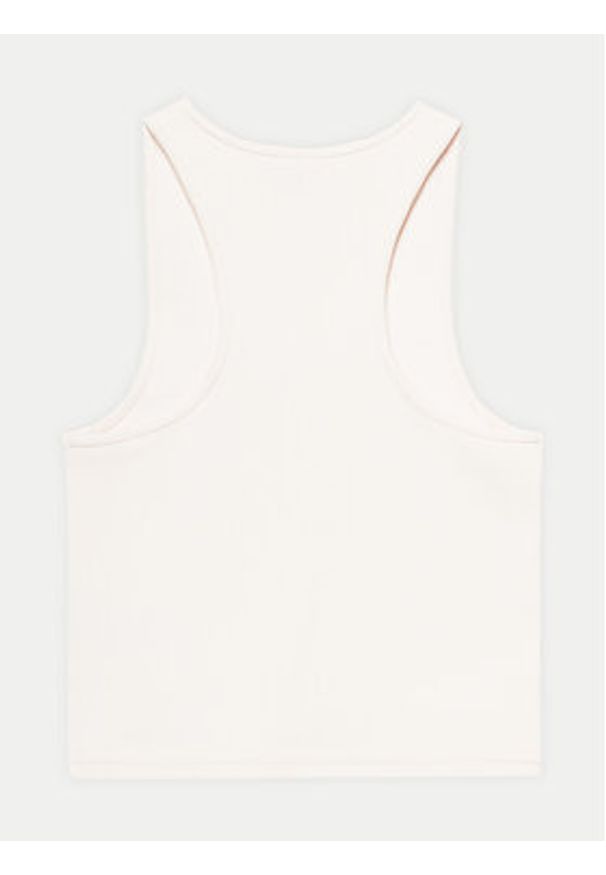 4f - 4F Top 4FWSS24TSLEF066 Écru Slim Fit. Materiał: bawełna
