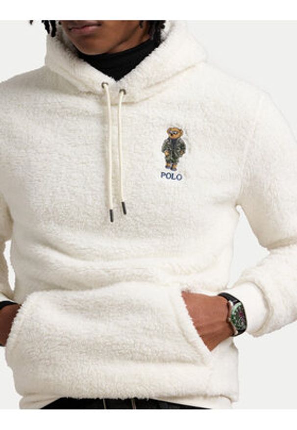 Polo Ralph Lauren Polar 710930550004 Écru Relaxed Fit. Typ kołnierza: polo. Materiał: syntetyk