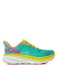 HOKA - Hoka Buty do biegania Clifton 9 1127896 Zielony. Kolor: zielony. Materiał: materiał #1