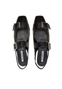 Karl Lagerfeld - KARL LAGERFELD Baleriny Konnie KL40186 Czarny. Kolor: czarny. Materiał: skóra #3