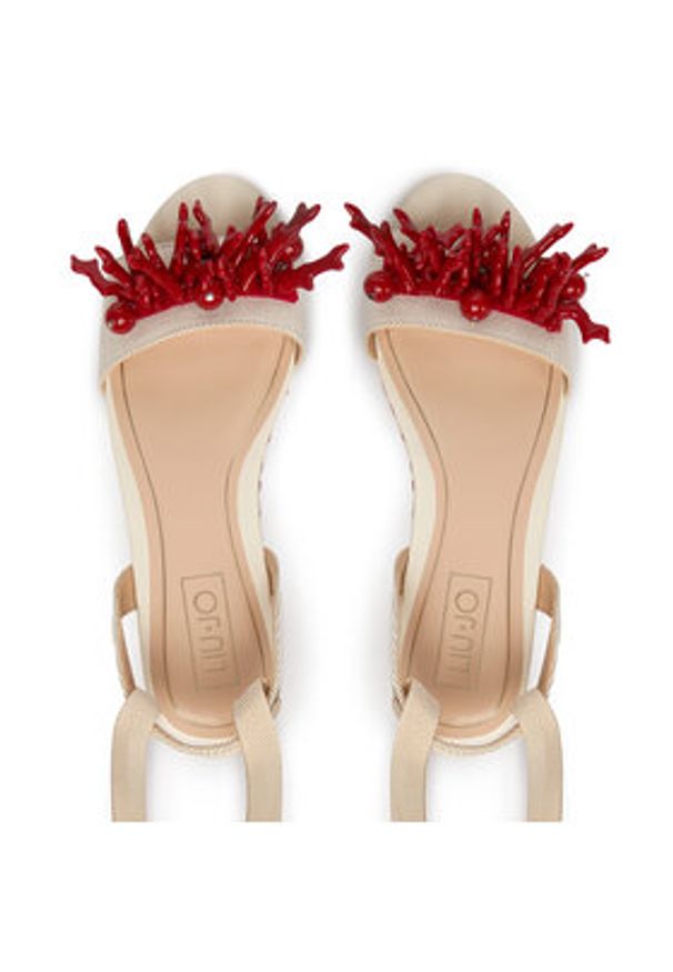 Liu Jo Espadryle Bali 02 SA6085 T6948 Kremowy. Kolor: kremowy. Materiał: materiał