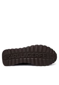 Karl Lagerfeld - KARL LAGERFELD Sneakersy KL51115A Brązowy. Kolor: brązowy. Materiał: skóra #2