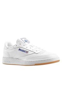 Buty do chodzenia męskie Reebok Club C 85. Zapięcie: sznurówki. Kolor: biały. Materiał: materiał, skóra. Szerokość cholewki: normalna. Model: Reebok Club. Sport: turystyka piesza #1