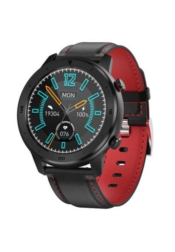 Smartwatch GARETT Men 5S Czarno-czerwony. Rodzaj zegarka: smartwatch. Kolor: czarny, wielokolorowy, czerwony. Styl: wakacyjny, sportowy