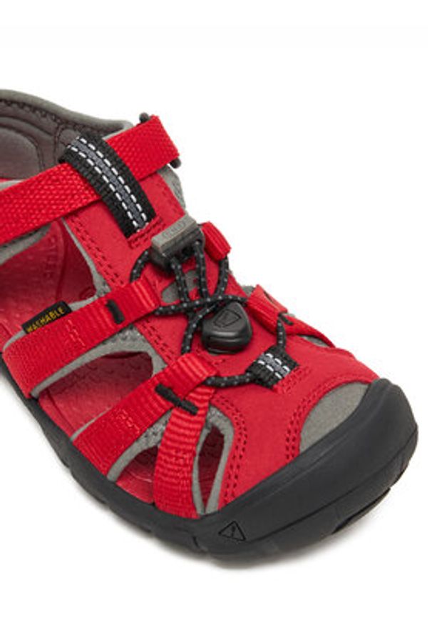 keen - Keen Sandały Seacamp II Cnx 1014470 Czerwony. Kolor: czerwony. Materiał: materiał