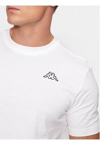 Kappa T-Shirt Logo Korpo Cafers 304J150 Biały Slim Fit. Kolor: biały. Materiał: bawełna #3