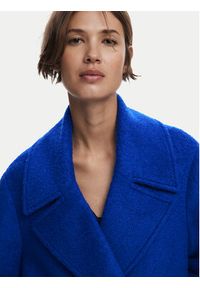 Desigual Płaszcz wełniany Shortcolor 25WWEW11 Niebieski Regular Fit. Kolor: niebieski. Materiał: wełna, wiskoza #5