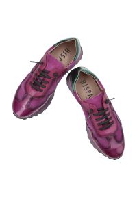 Fioletowe Sneakersy Hispanitas Stylowe Obuwie Damskie. Kolor: fioletowy #3
