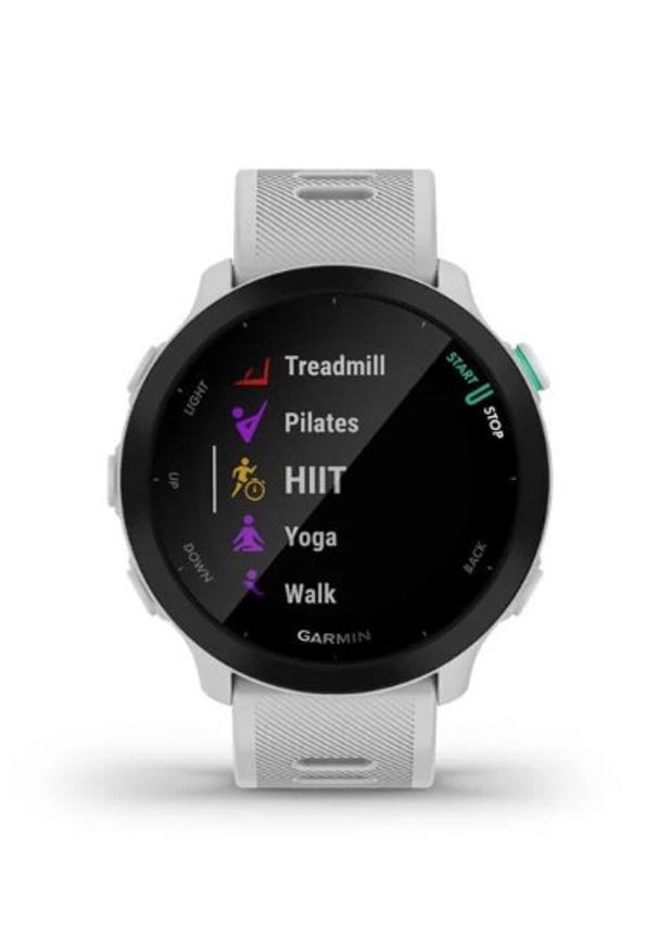 GARMIN - Garmin Forerunner 55 biały. Kolor: biały