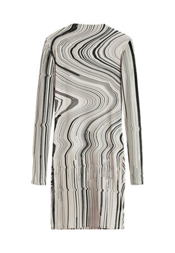 Desigual Sukienka codzienna Chiara 25WWVK35 Beżowy Slim Fit. Okazja: na co dzień. Kolor: beżowy. Materiał: wiskoza. Typ sukienki: proste. Styl: casual