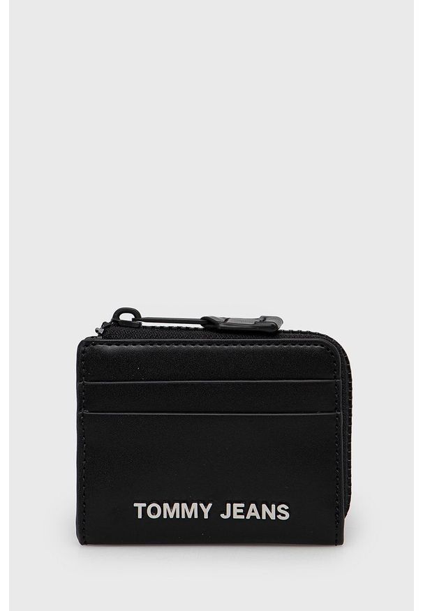 Tommy Jeans Portfel damski kolor czarny. Kolor: czarny