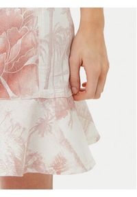 Guess Sukienka letnia W5GK40D5NC1 Biały Slim Fit. Kolor: biały. Materiał: bawełna. Sezon: lato