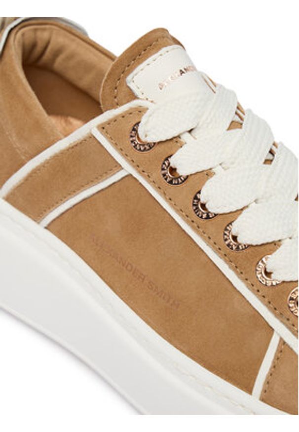 Alexander Smith Sneakersy Wembley High ASBDWHW 0596 Brązowy. Kolor: brązowy. Materiał: skóra