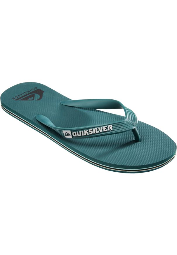 Quiksilver - Japonki MOLOKAI WAVE męskie. Kolor: zielony. Materiał: guma
