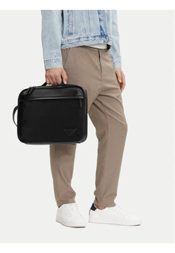 Emporio Armani Plecak Y4P363 Y216J 81073 Czarny. Kolor: czarny. Materiał: skóra