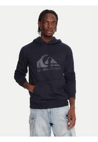 Quiksilver Bluza Comp Logo EQYFT05053 Granatowy Regular Fit. Kolor: niebieski. Materiał: bawełna