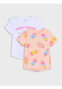 Sinsay - Koszulki 2 pack k - wielobarwny