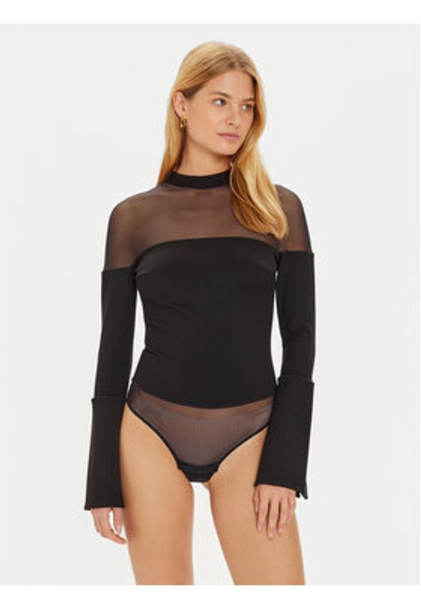 Undress Code Body My Muse 806 Czarny Slim Fit. Kolor: czarny. Materiał: wiskoza