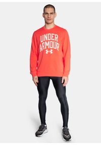 Bluza męska Under Armour Rival Terry Crew (1361561-690). Kolor: czerwony. Materiał: materiał, bawełna, poliester. Styl: sportowy #2