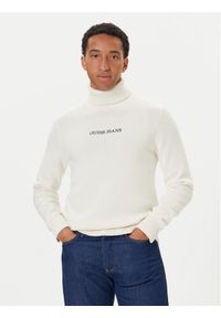 Guess Jeans Golf M5BR58 Z0561 Écru Regular Fit. Typ kołnierza: golf. Materiał: bawełna #1