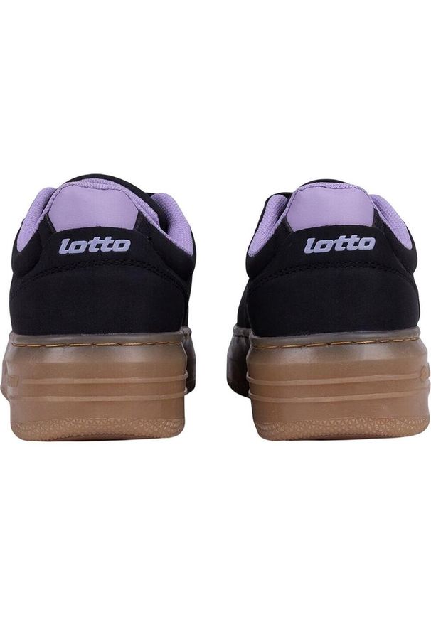 LOTTO - Damskie Buty Sportowe Iskar Ze Skóry Syntetycznej. Kolor: fioletowy, wielokolorowy, czarny. Materiał: skóra, syntetyk. Sezon: zima. Styl: sportowy