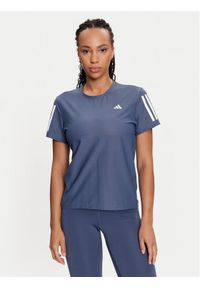 Adidas - adidas Koszulka techniczna Own The Run IN1596 Niebieski Regular Fit. Kolor: niebieski. Materiał: syntetyk. Sport: bieganie