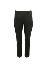 WOMEN\'S BEST - Panie Softshell Pants Miura Black 46 - Windproof & Elastyczne. Kolor: czarny. Materiał: softshell. Sport: turystyka piesza #1