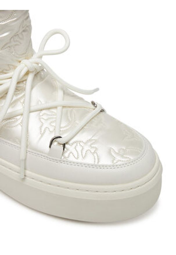 Pinko - PINKO Śniegowce Yoko 19 SS0101T036 Écru. Materiał: materiał