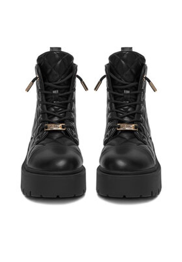Nine West Trzewiki CEO-INAS-01 Czarny. Kolor: czarny. Materiał: materiał, syntetyk