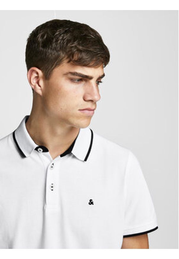 Jack & Jones Komplet koszulek polo Paulos 12191216 Kolorowy Slim Fit. Typ kołnierza: polo. Materiał: bawełna. Wzór: kolorowy