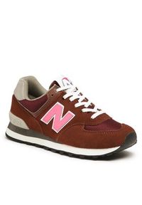 New Balance Sneakersy U574GR2 Brązowy. Kolor: brązowy. Materiał: zamsz, skóra. Model: New Balance 574