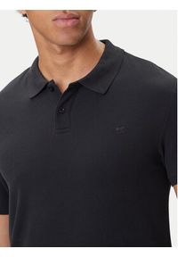 Mustang Polo Pierre 1016880 Czarny Slim Fit. Typ kołnierza: polo. Kolor: czarny. Materiał: bawełna #5