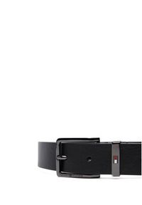 TOMMY HILFIGER - Tommy Hilfiger Pasek Oliver 3.0 AM0AM14183 Czarny. Kolor: czarny. Materiał: skóra #2