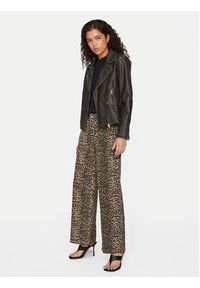 Vila Kurtka z imitacji skóry Cara 14098830 Czarny Regular Fit. Kolor: czarny. Materiał: skóra #5