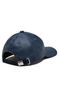 Guess Czapka z daszkiem Vezzola Eco Headwear AM5042 POL01 Granatowy. Kolor: niebieski. Materiał: skóra
