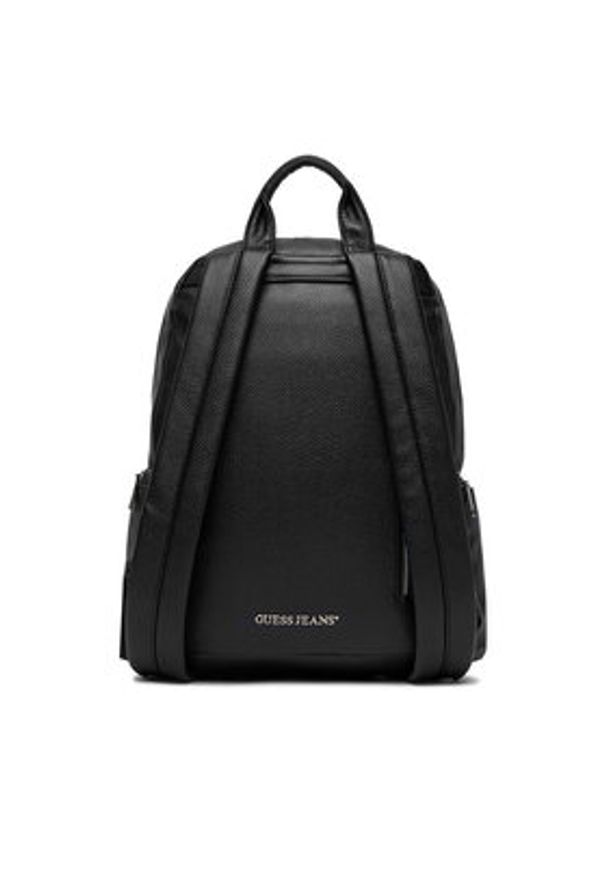 Guess Jeans Plecak CWBEO-GUESS-B-006-09 Czarny. Kolor: czarny. Materiał: skóra