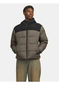 Jack & Jones Kurtka zimowa Moon 12256882 Brązowy Regular Fit. Kolor: brązowy. Materiał: syntetyk. Sezon: zima