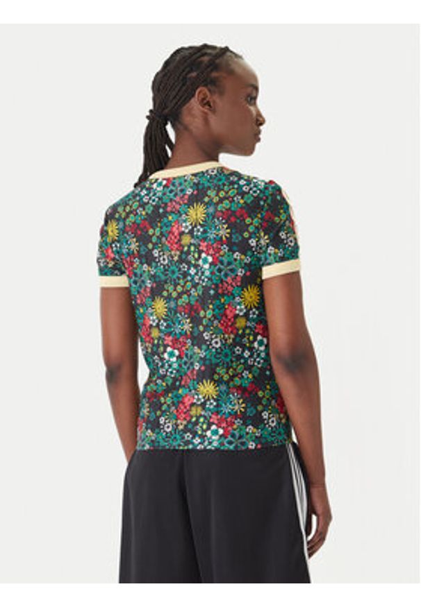 Adidas - adidas T-Shirt Liberty London 3-Stripes KD5560 Kolorowy Regular Fit. Materiał: syntetyk. Wzór: kolorowy