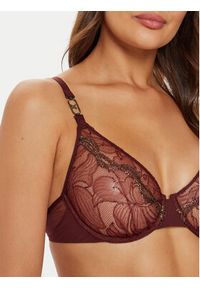 Chantelle X Biustonosz z fiszbiną Xtravagant C06GM9 Bordowy. Kolor: czerwony. Materiał: syntetyk #4