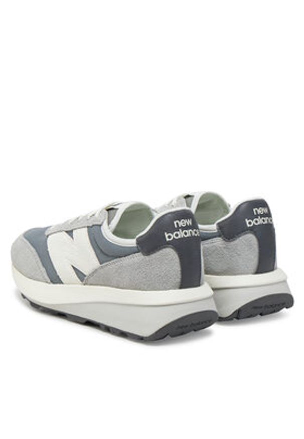 New Balance Sneakersy U370AH Szary. Kolor: szary. Materiał: skóra, zamsz