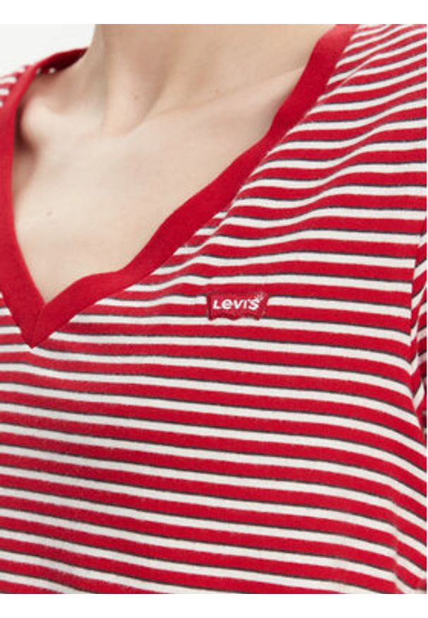 Levi's® T-Shirt Perfect Z 85341-0098 Czerwony Standard Fit. Kolor: czerwony. Materiał: bawełna